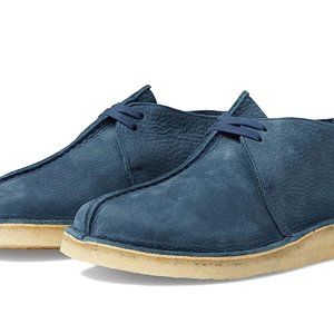 Clarks Desert Trek (Blue/Grey Nubuck) Men's Lace-up Boots